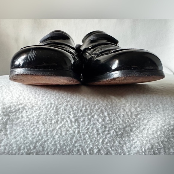 Andrew Fezza Size 10 1/2 Men’s Black Leather Dresss Shoes. - Picture 10 of 13